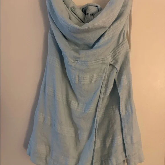 Free People Light Blue Sleeveless Skort - Picture 3 of 4